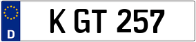 Truck License Plate